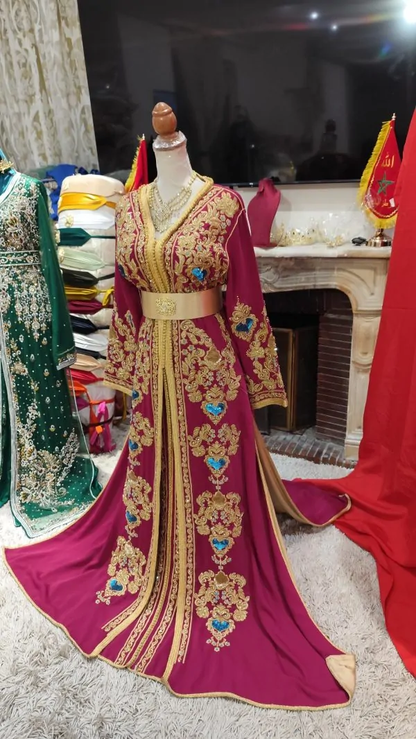 caftan marocain porté une fois — photo 4