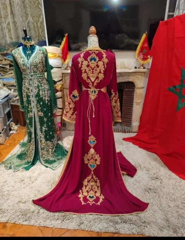 caftan marocain porté une fois — photo 14