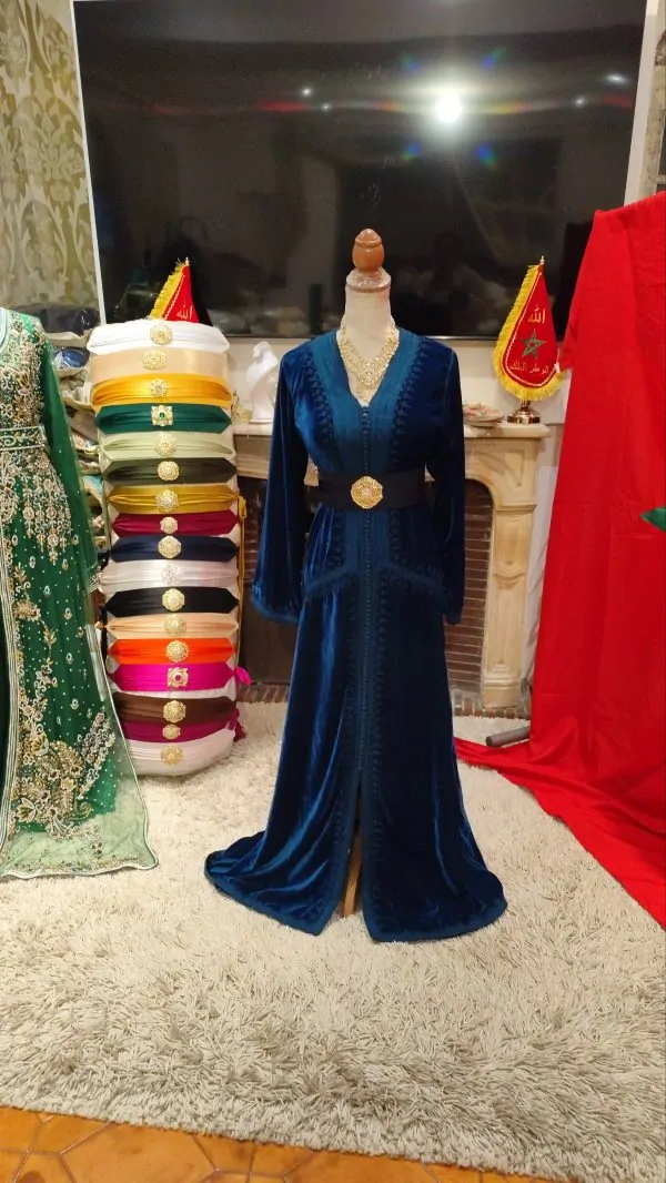 caftan marocain doublé d occasion — photo 2