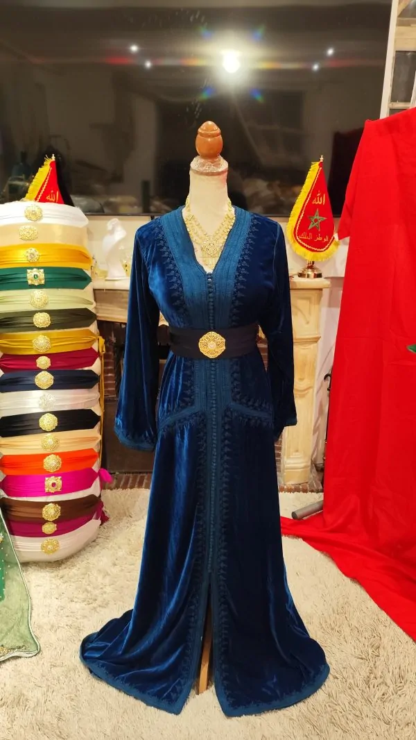 caftan marocain doublé d occasion — photo 6