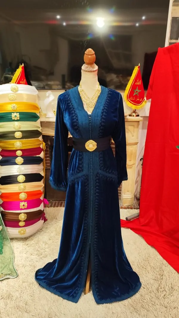 caftan marocain doublé d occasion — photo 8