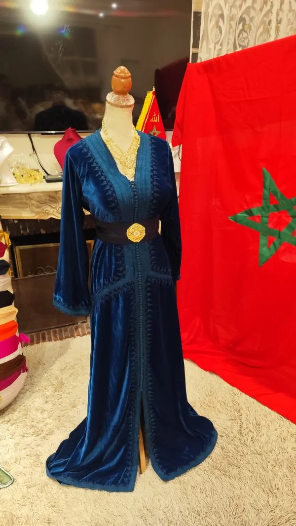 caftan marocain doublé d occasion — photo 5