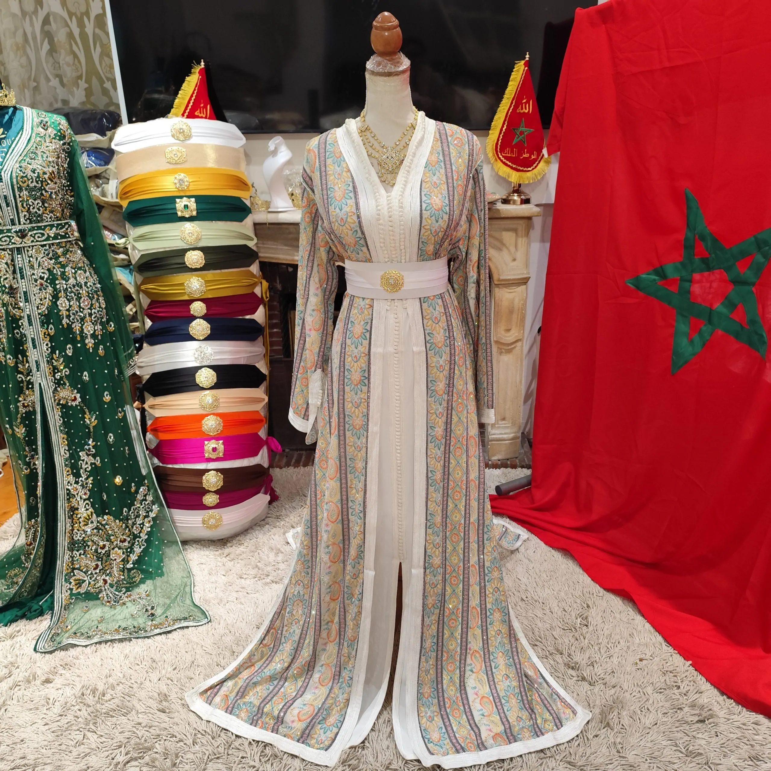 caftan marocain grande taille 65cm – Image 15