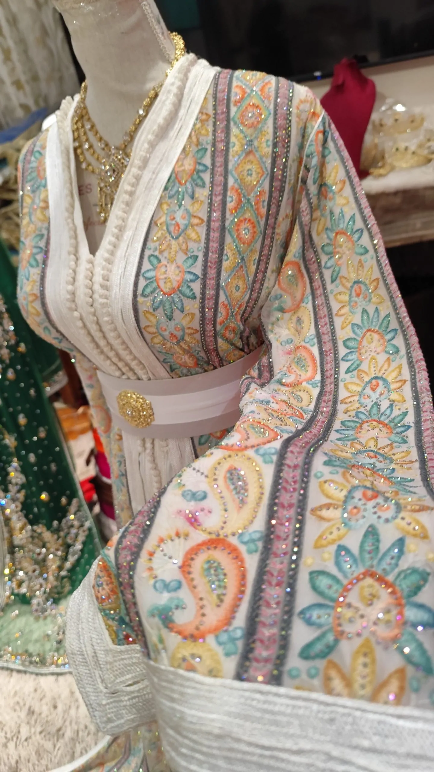 caftan marocain grande taille 65cm – Image 2