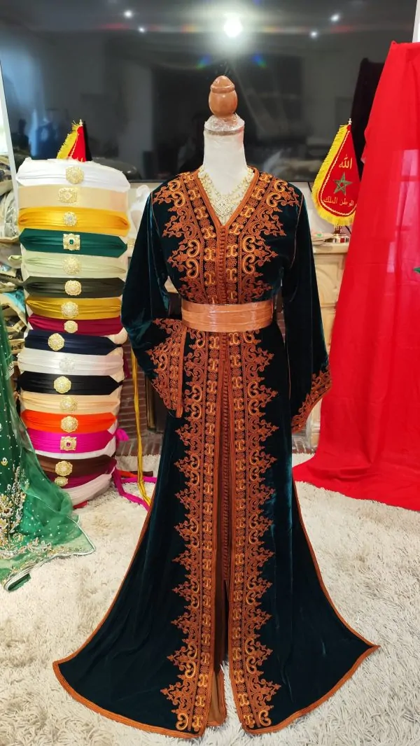 Caftano marocchino nuovo con cintura — photo 12