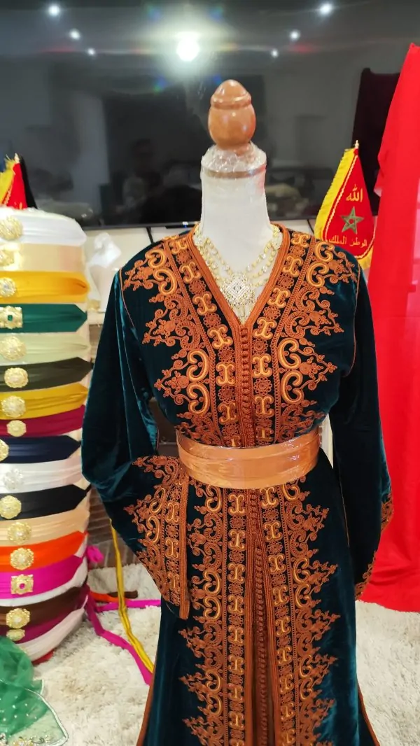 Caftano marocchino nuovo con cintura — photo 14