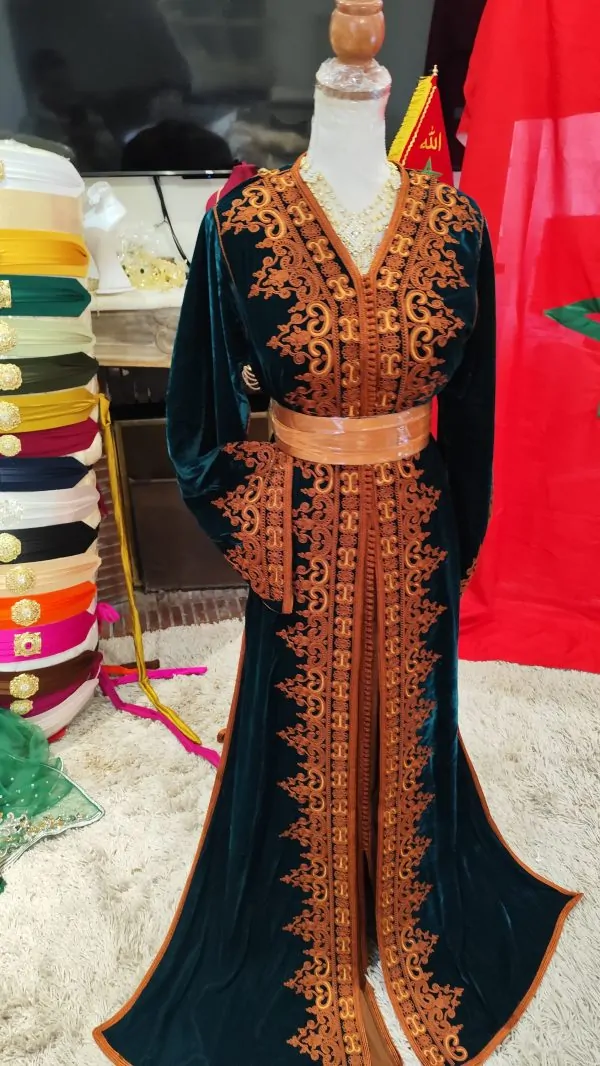 Caftano marocchino nuovo con cintura — photo 6