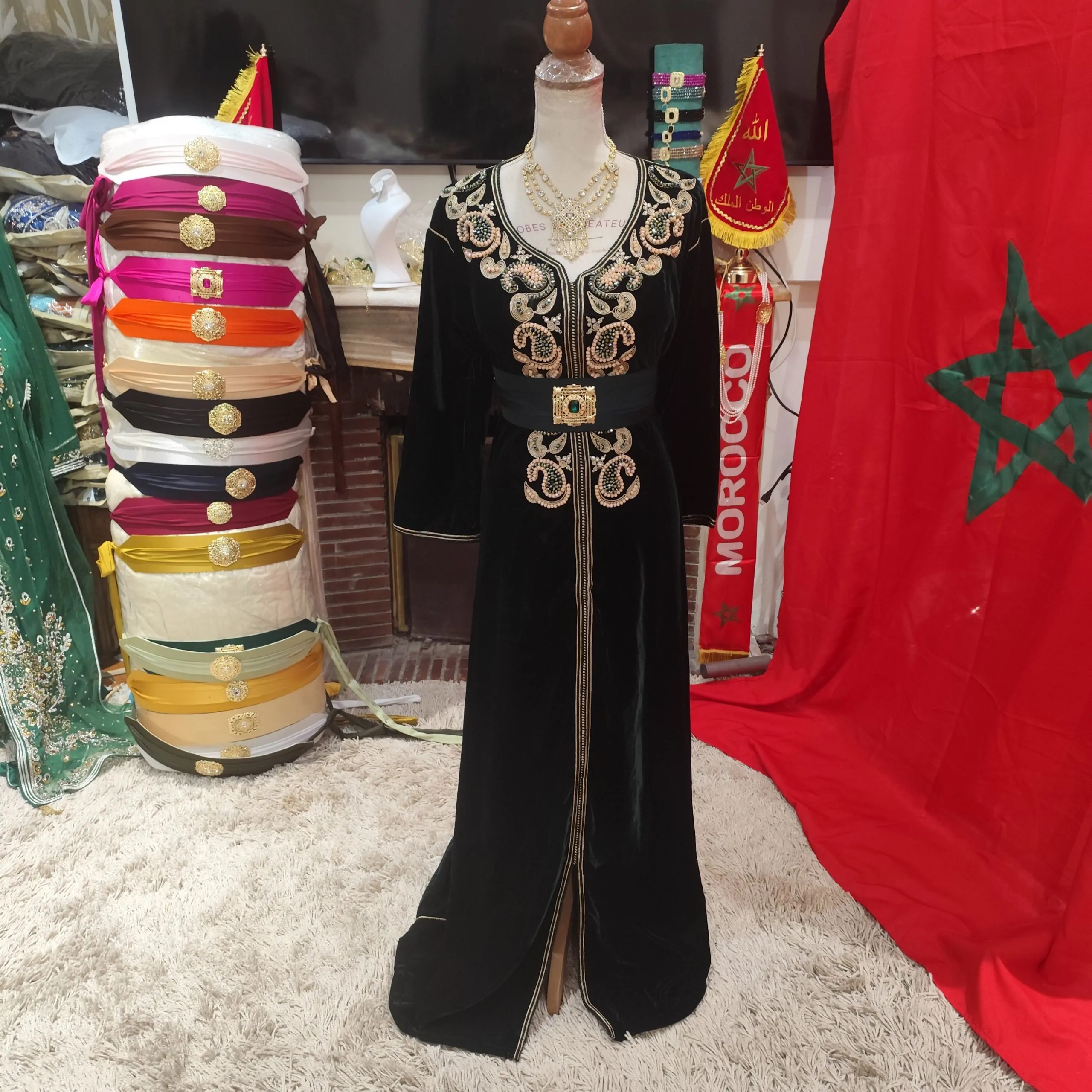 caftan marocain d occasion grande taille – Image 9