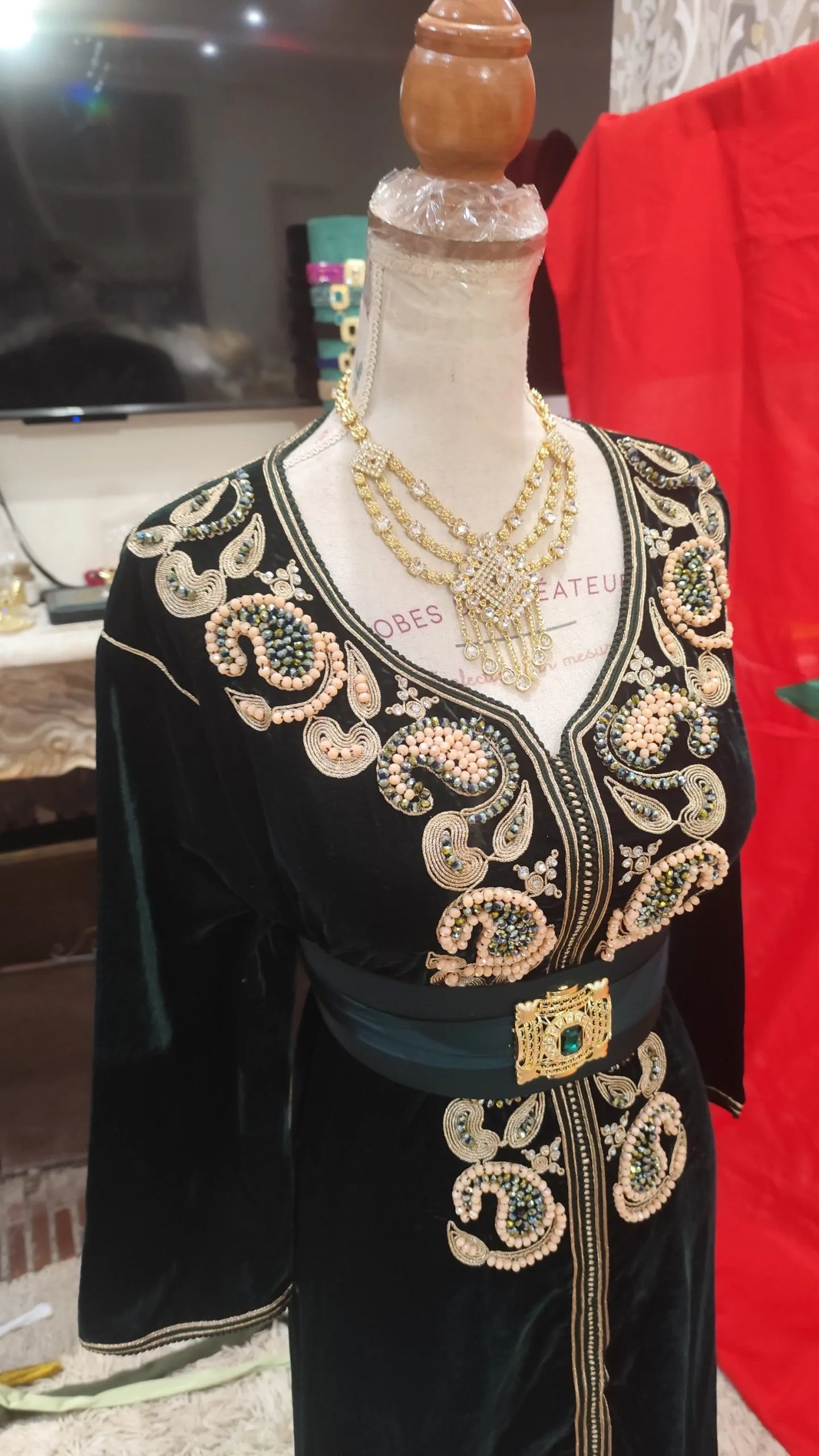 caftan marocain d occasion grande taille – Image 3