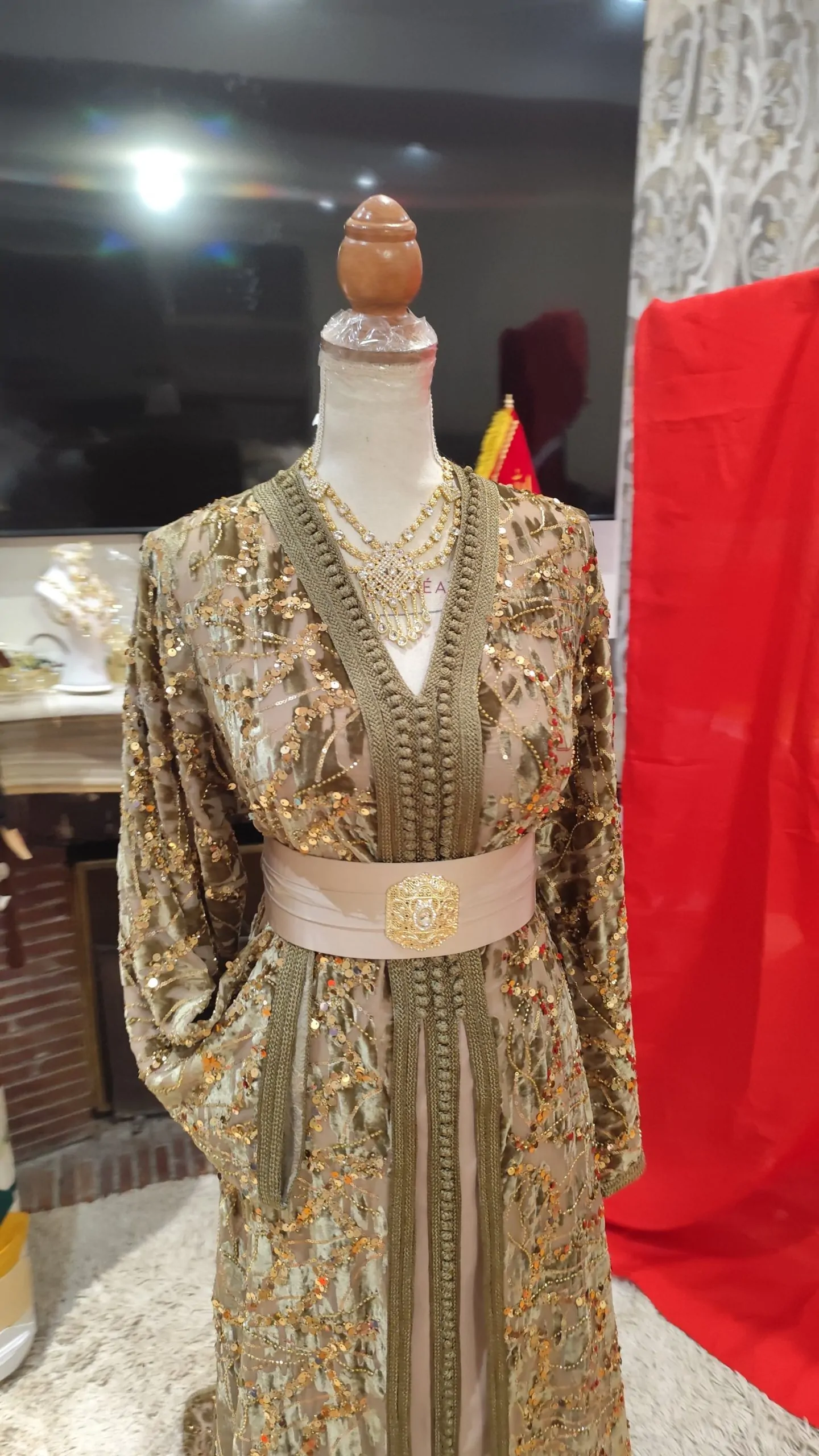 caftan marocain neuf avec la ceinture – Image 6