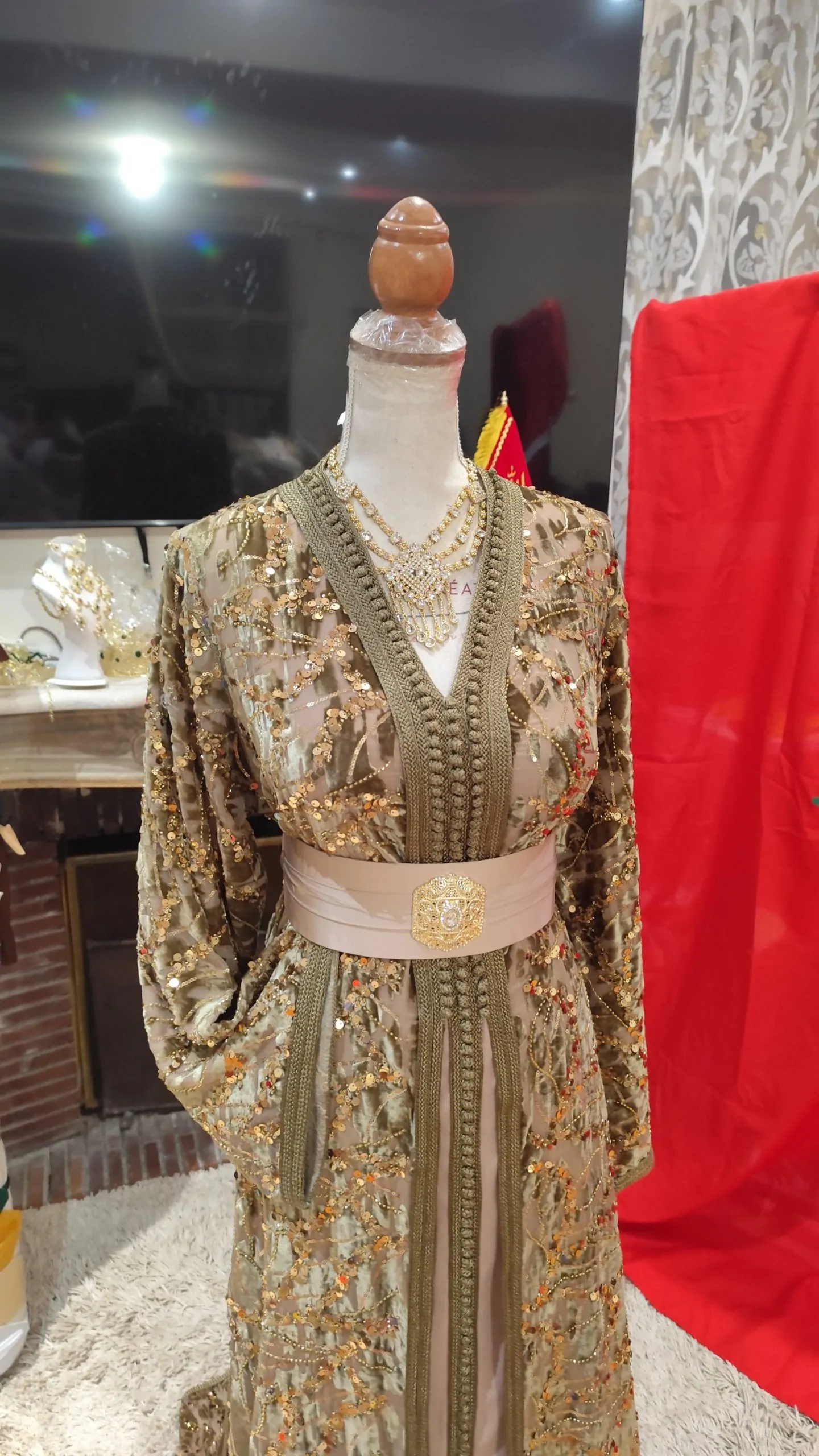 caftan marocain neuf avec la ceinture – Image 9