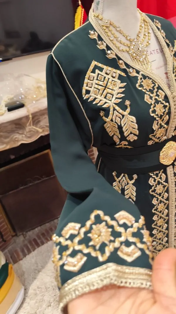 caftan marocain d occasion doublé — photo 5