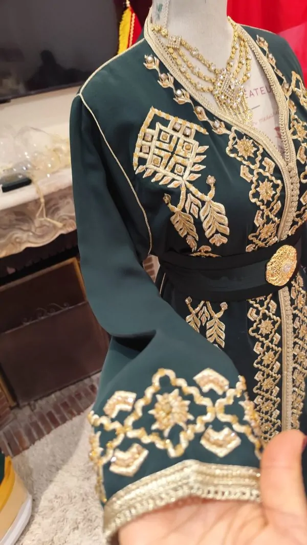 caftan marocain d occasion doublé — photo 4
