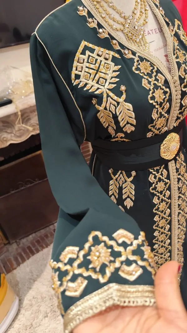 caftan marocain d occasion doublé — photo 13