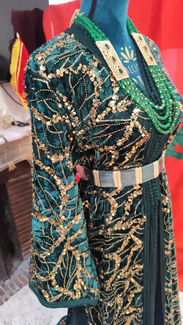 caftan marocain neuf avec ceinture — photo 9