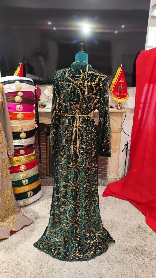 caftan marocain neuf avec ceinture — photo 6