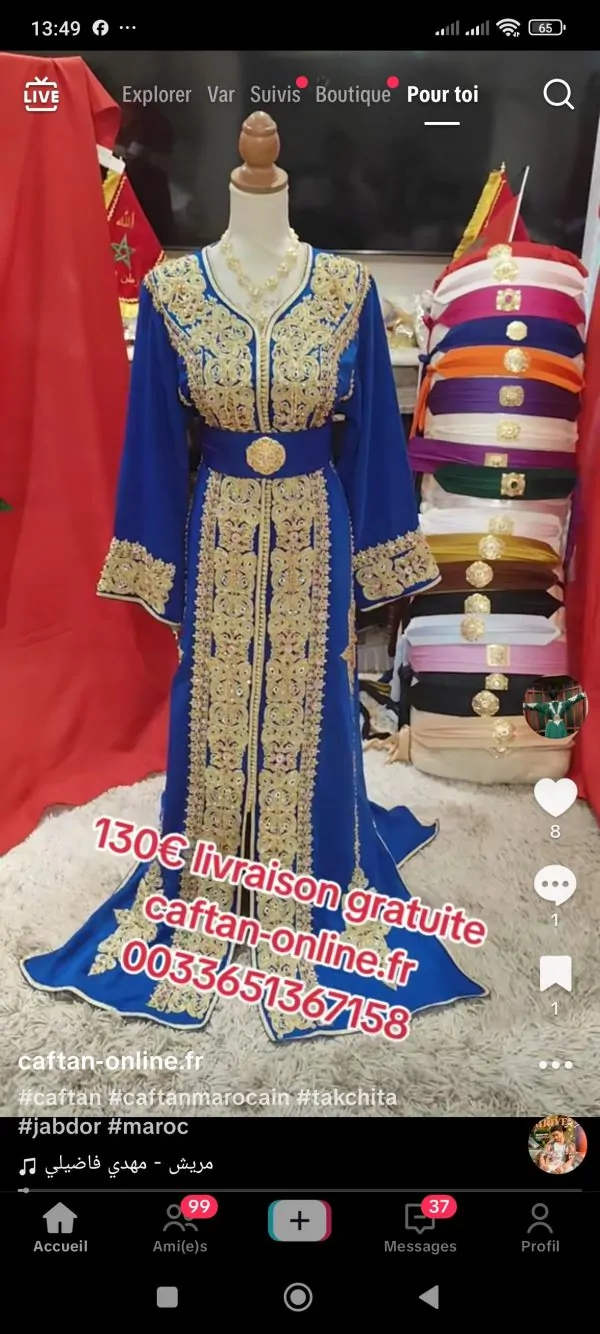 4 craft marocain avec ceinture — photo 2