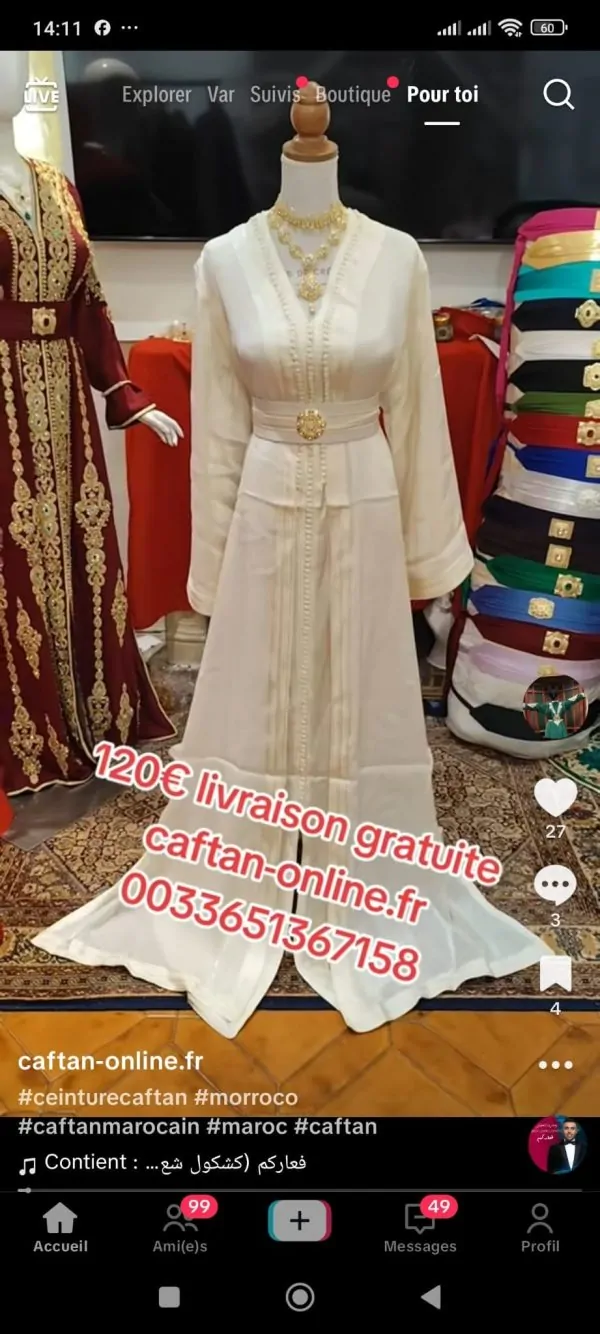 4 craft marocain avec ceinture