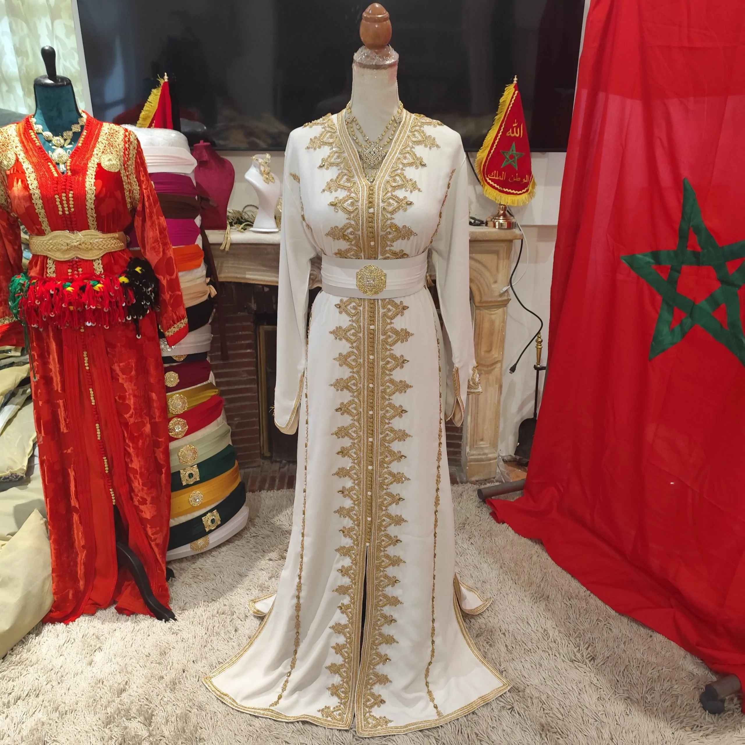 caftan marocain neuf doublé solde – Image 11