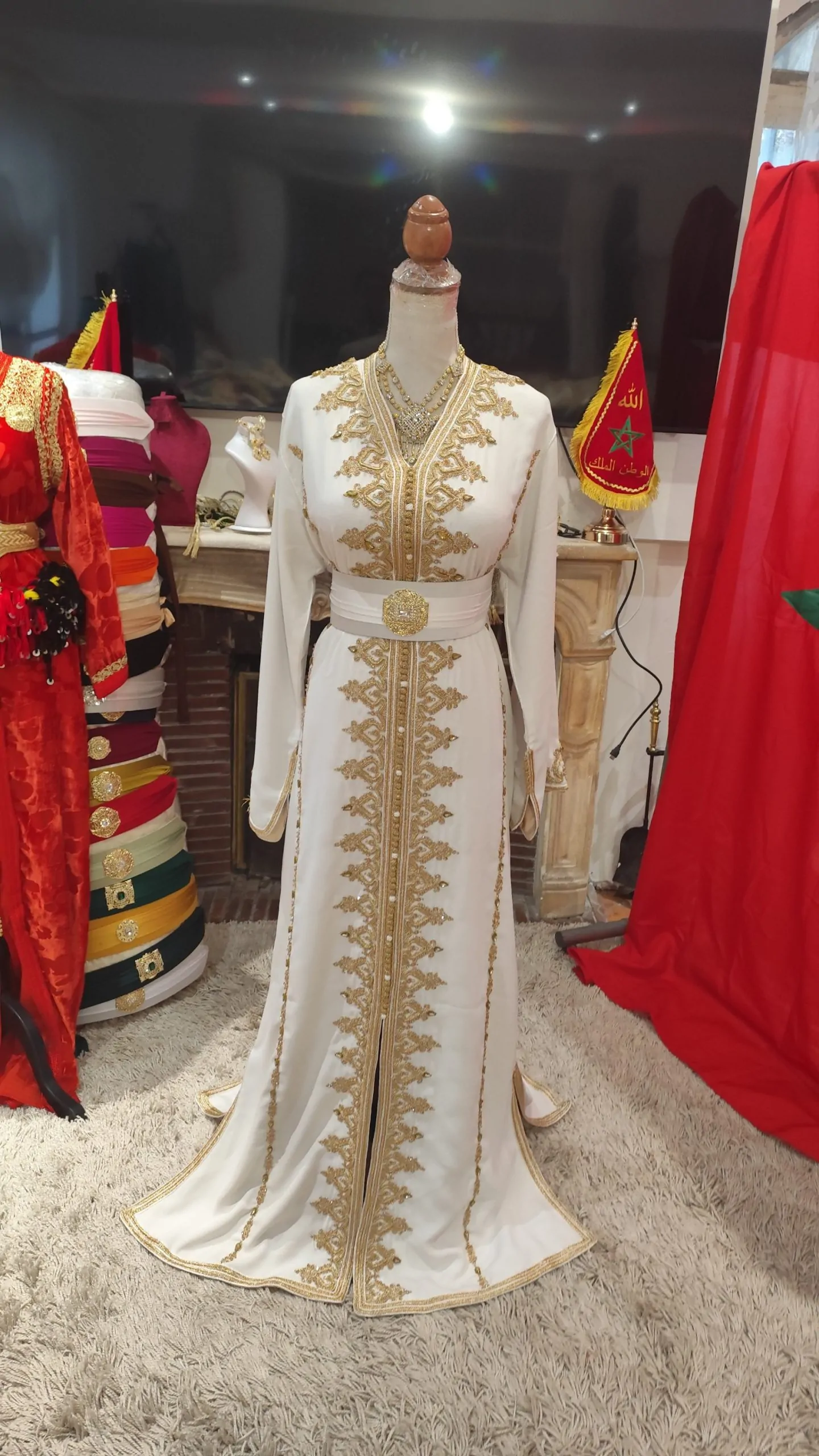 caftan marocain neuf doublé solde – Image 9