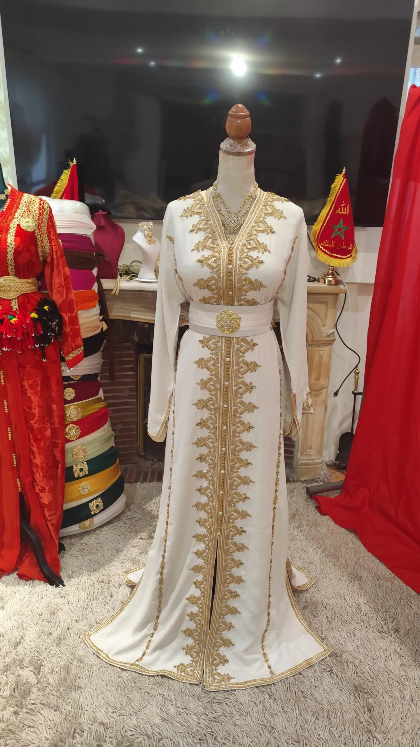 caftan marocain neuf doublé solde – Image 5