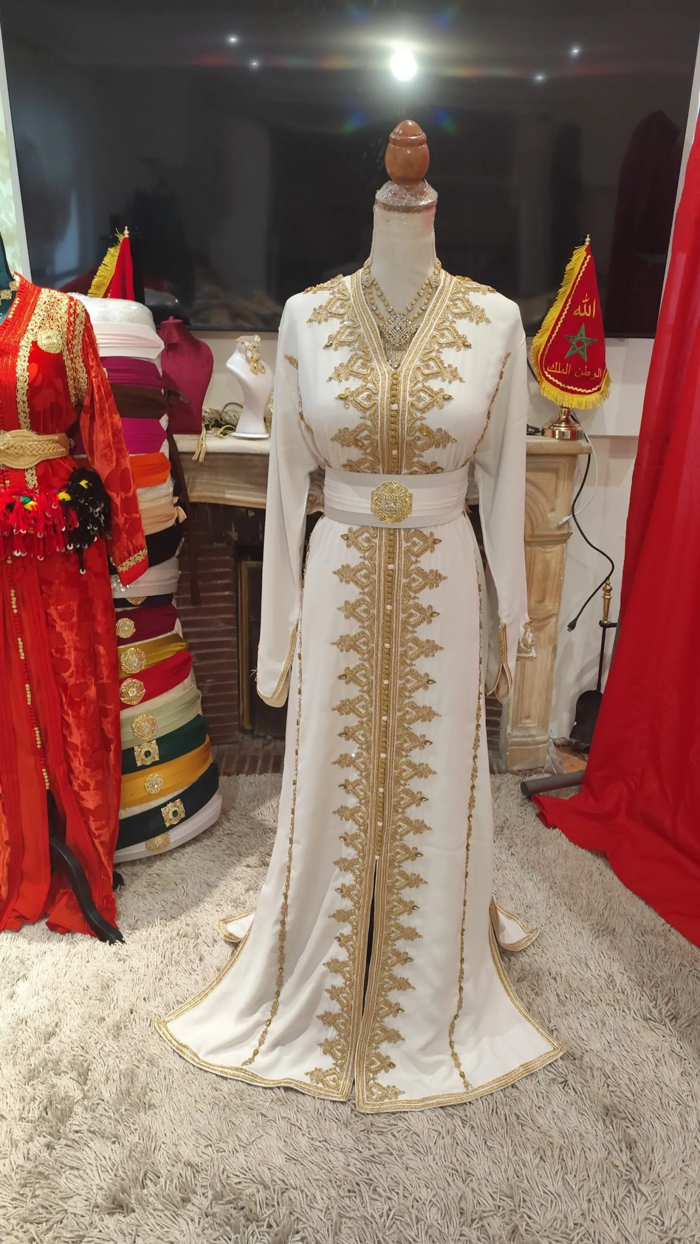 caftan marocain neuf doublé solde – Image 10