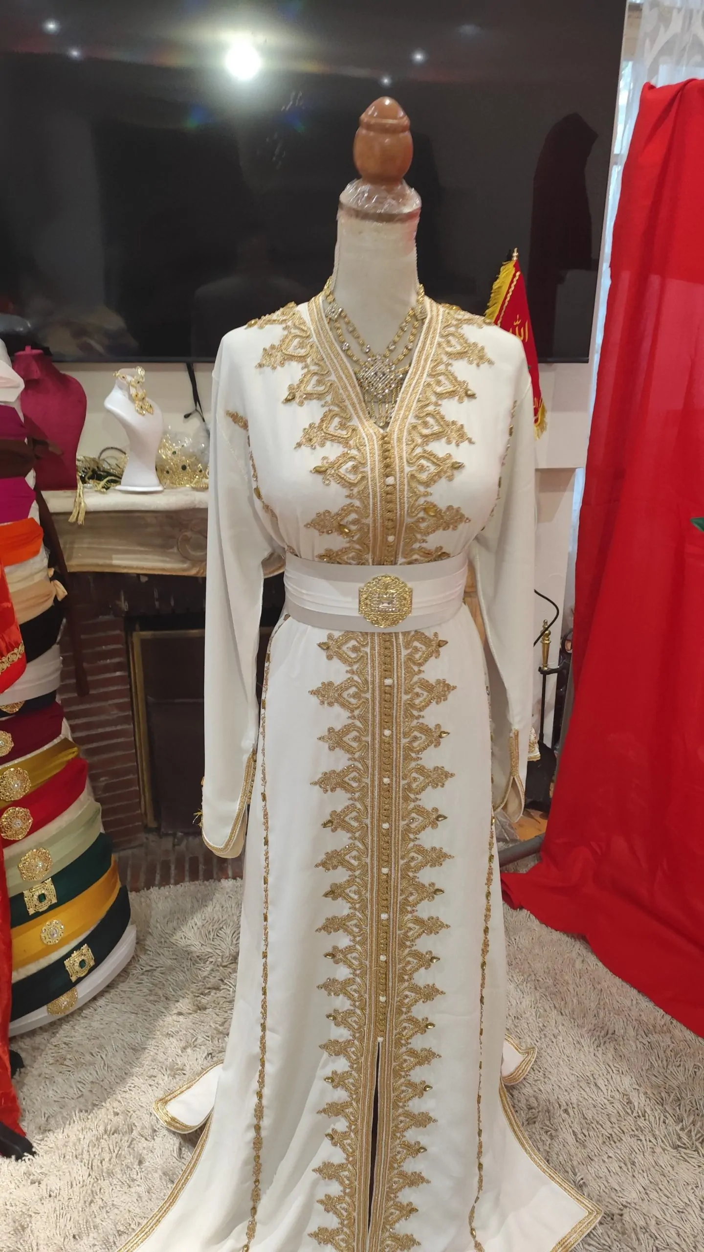caftan marocain neuf doublé solde – Image 8