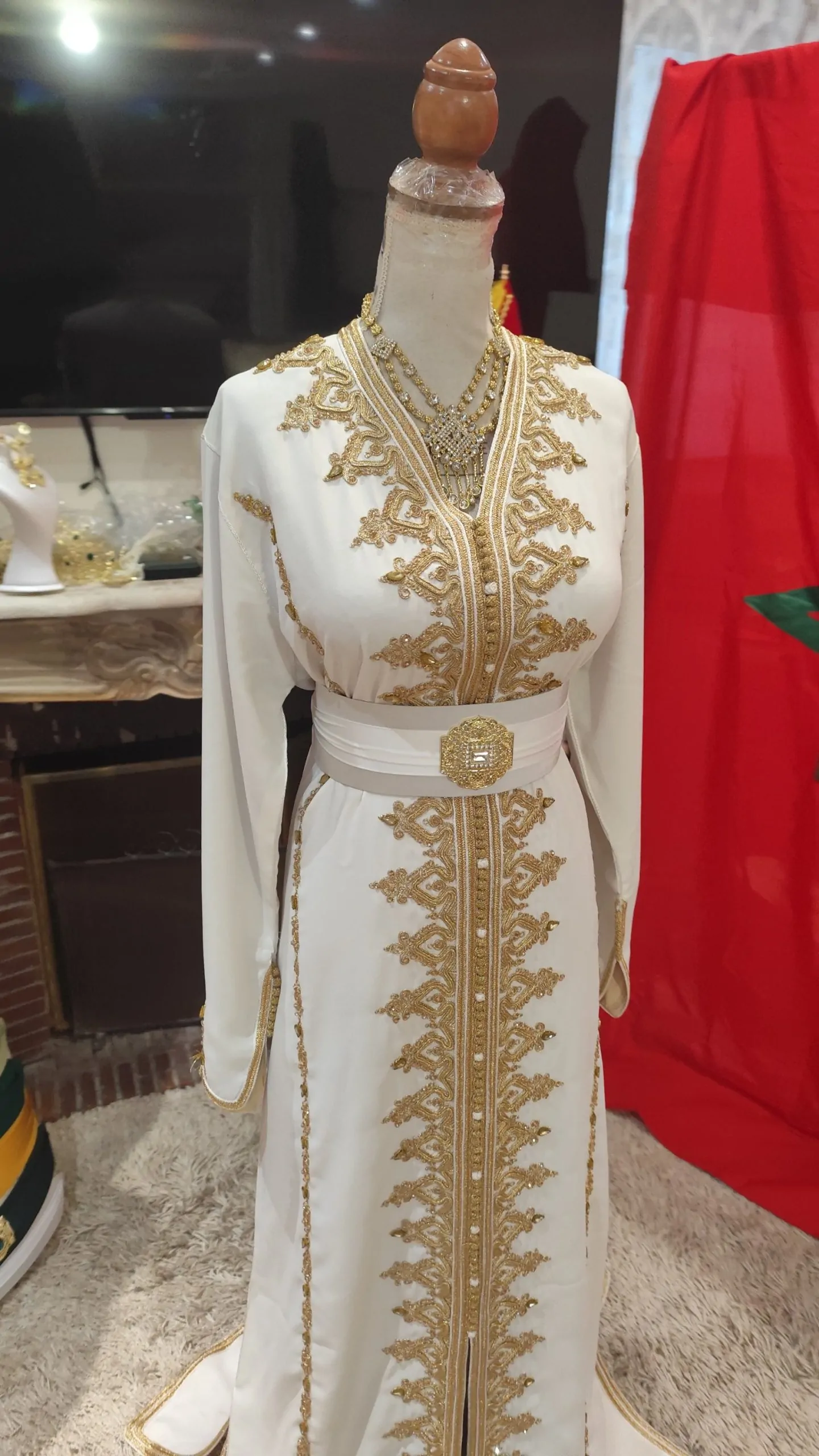 caftan marocain neuf doublé solde – Image 7