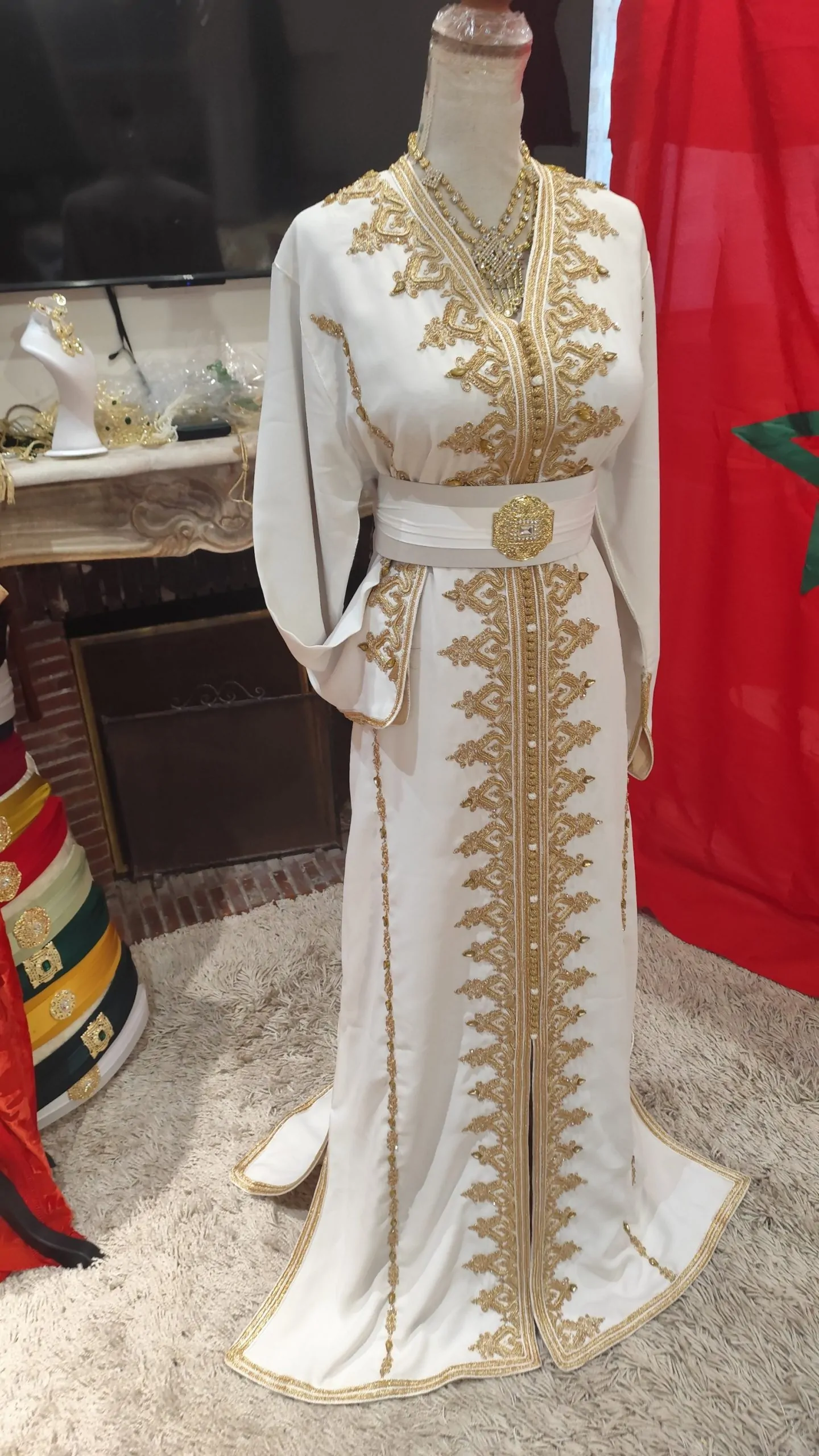 caftan marocain neuf doublé solde – Image 6