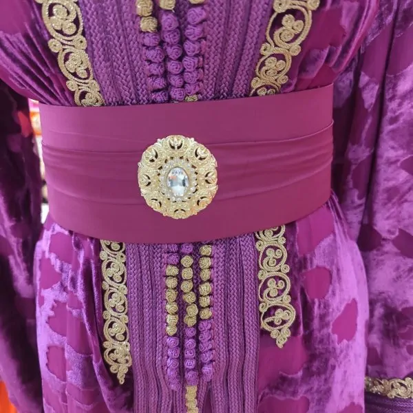Cinturón Marroquí Nuevo Ajustable – Accesorio Tradicional para Caftán y Takchita