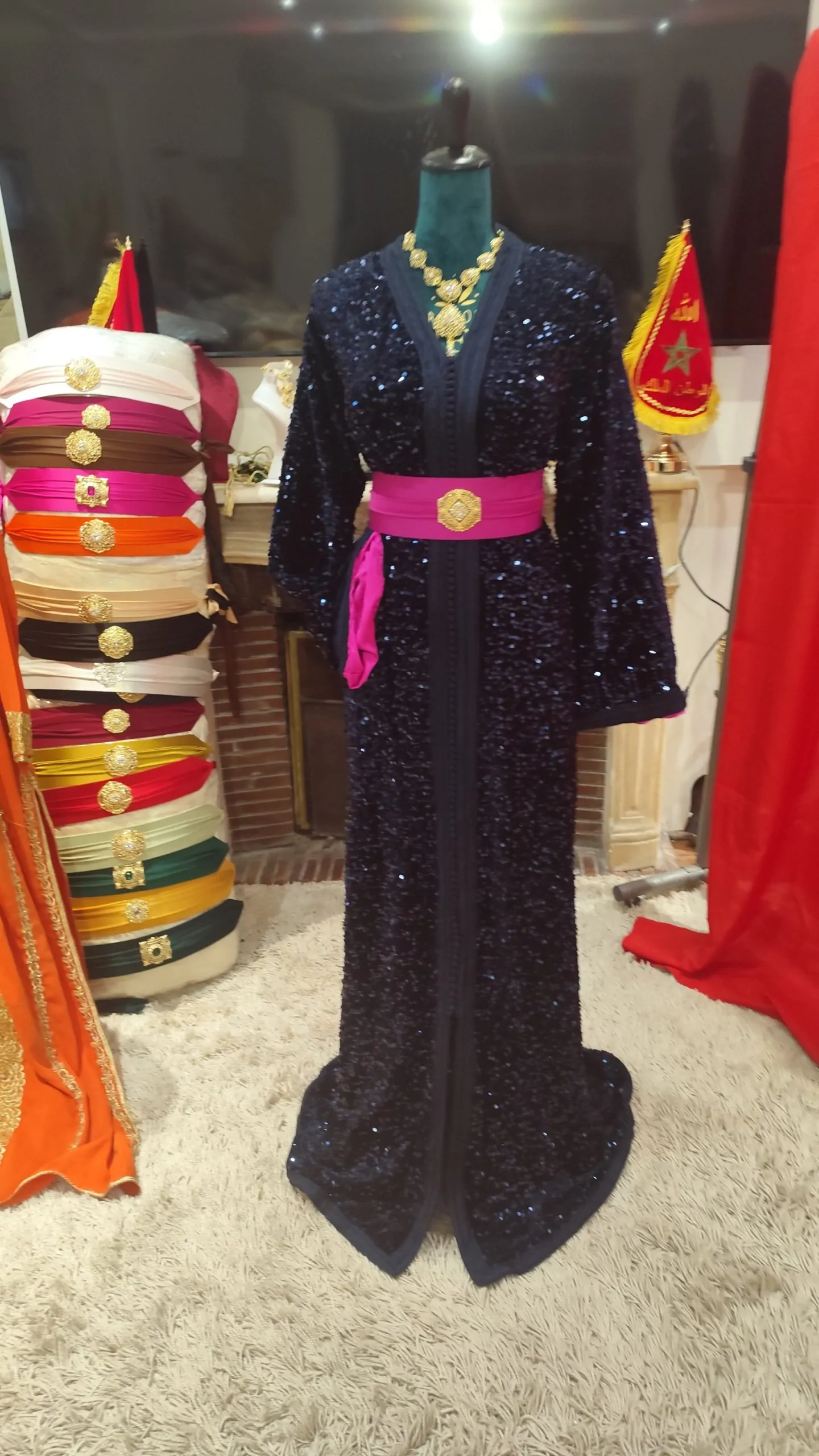 Caftan Marocain Neuf Grande Taille 70 cm – Modèle Traditionnel Fait Main – Image 14