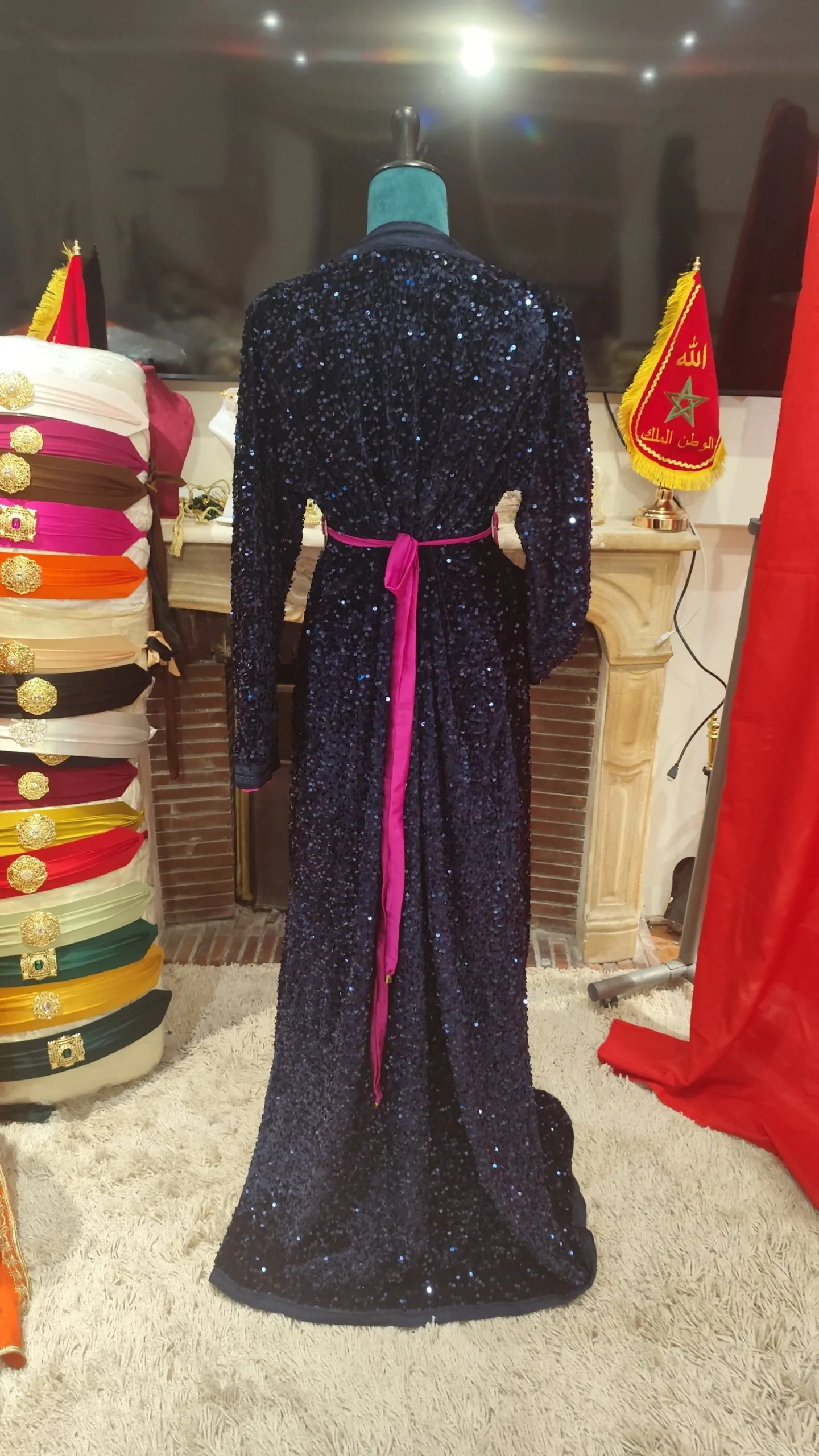 Caftan Marocain Neuf Grande Taille 70 cm – Modèle Traditionnel Fait Main – Image 3