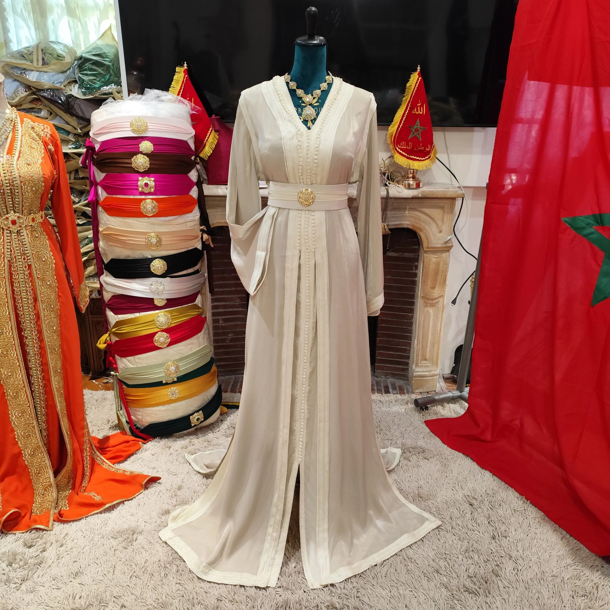 caftan marocain neuf orgonza