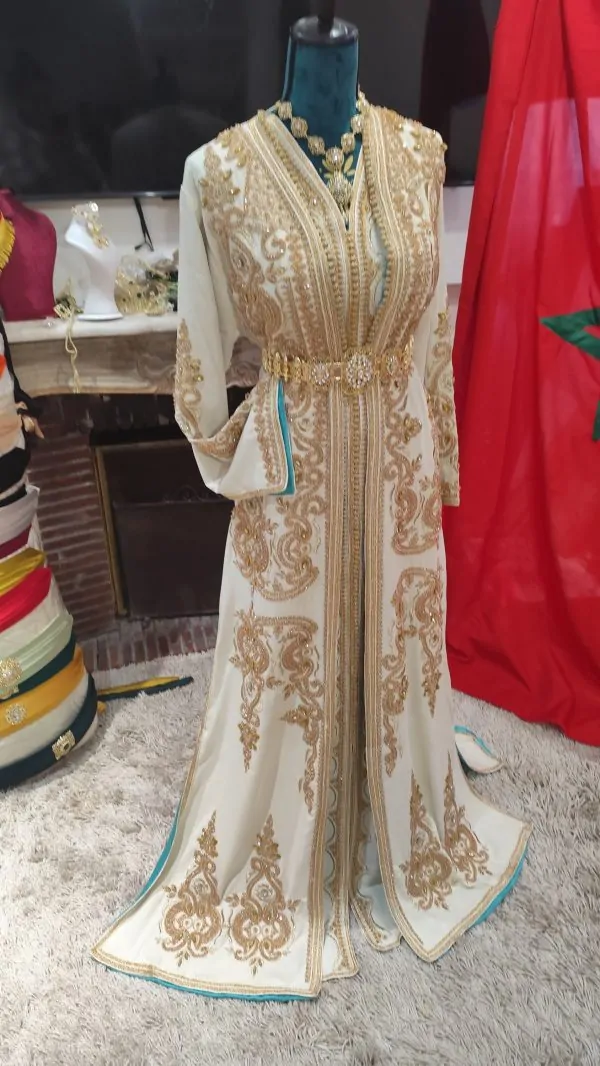caftan marocain neuf doublé — photo 4