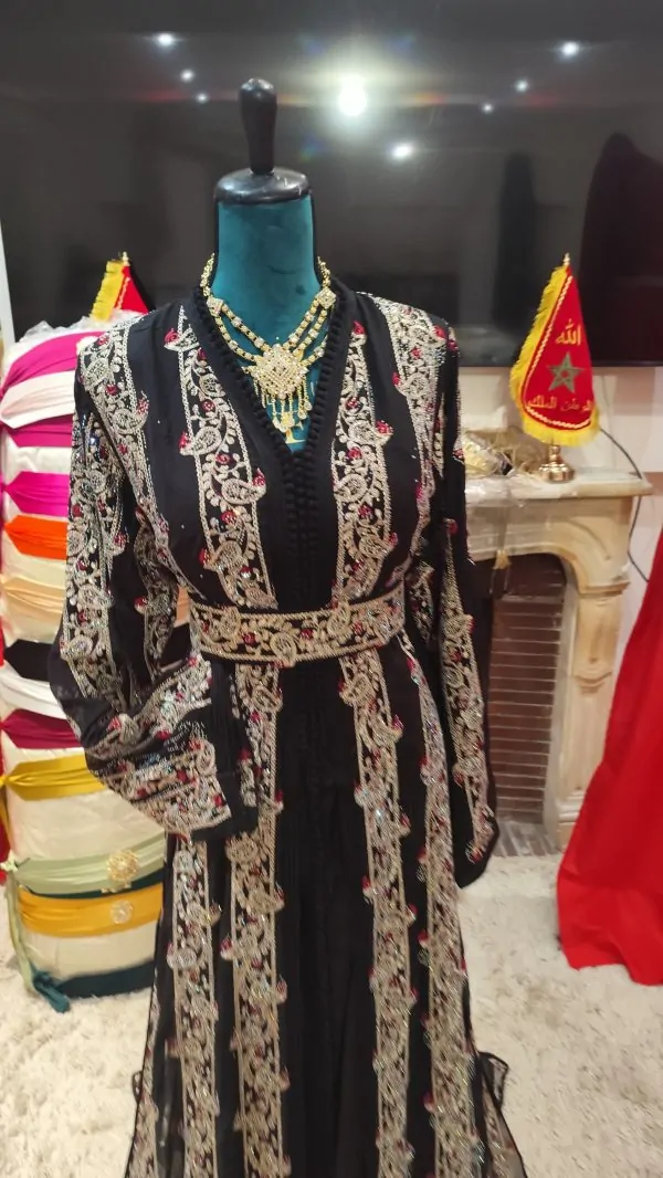 caftan marocain neuf avec ceinture — photo 10