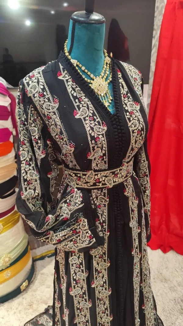 caftan marocain neuf avec ceinture — photo 9