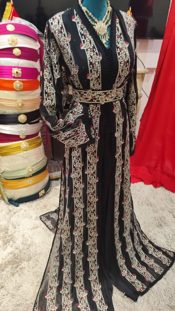 caftan marocain neuf avec ceinture — photo 6