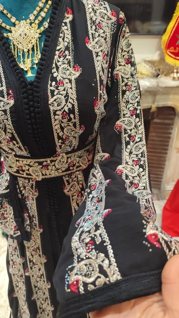 caftan marocain neuf avec ceinture — photo 5
