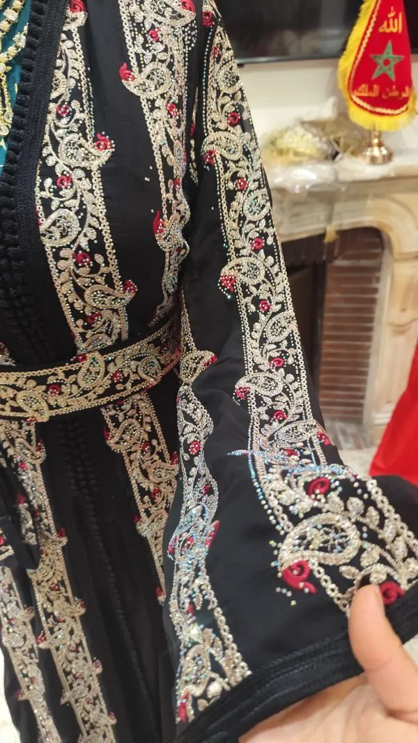 caftan marocain neuf avec ceinture — photo 3