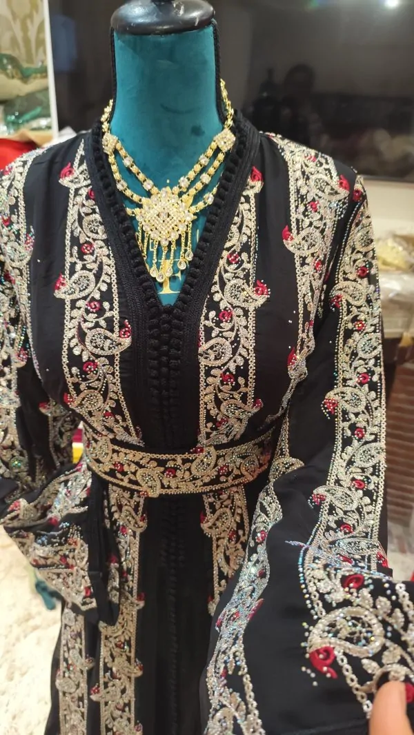 caftan marocain neuf avec ceinture — photo 8