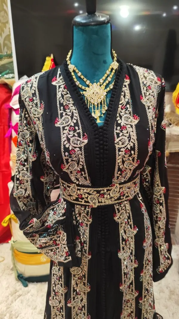 caftan marocain neuf avec ceinture — photo 13