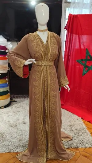 Caftano marocchino nuovo foderato