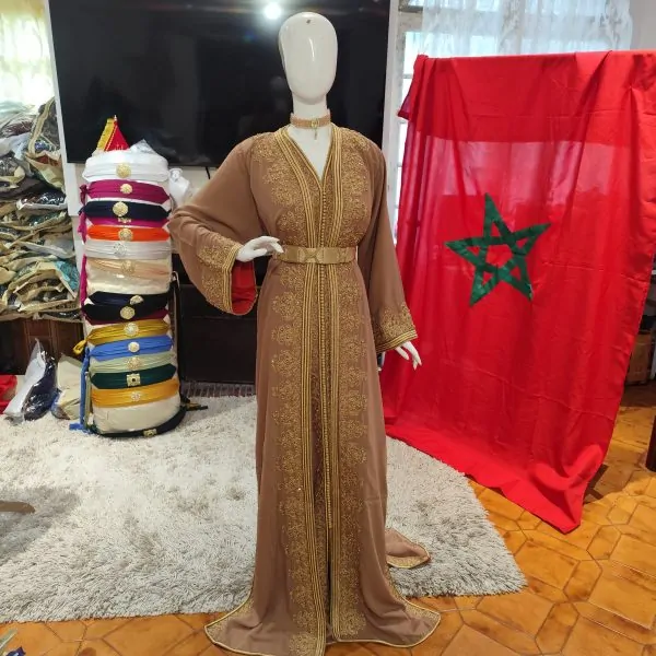 Nieuwe gevoerde Marokkaanse kaftan — photo 12