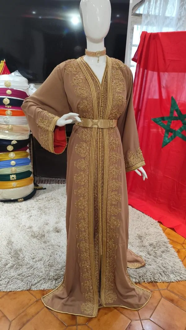 Nieuwe gevoerde Marokkaanse kaftan — photo 7