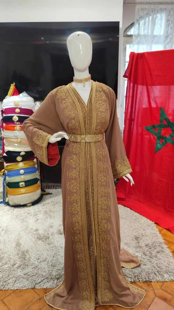 Nieuwe gevoerde Marokkaanse kaftan — photo 5