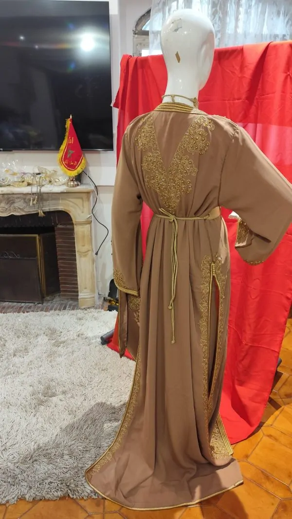 Nieuwe gevoerde Marokkaanse kaftan — photo 15