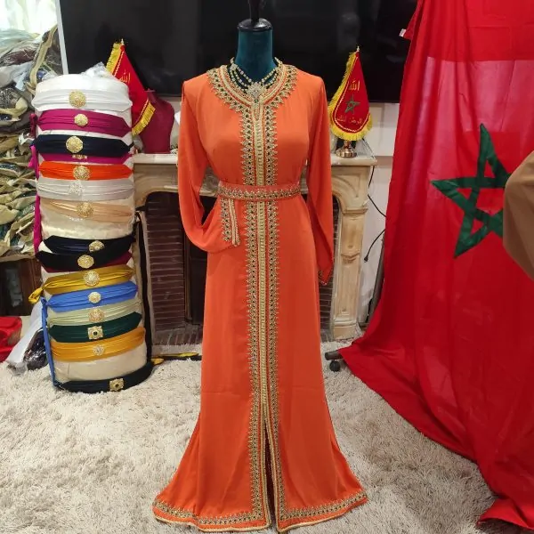 caftan marocain neuf avec ceinture — photo 8