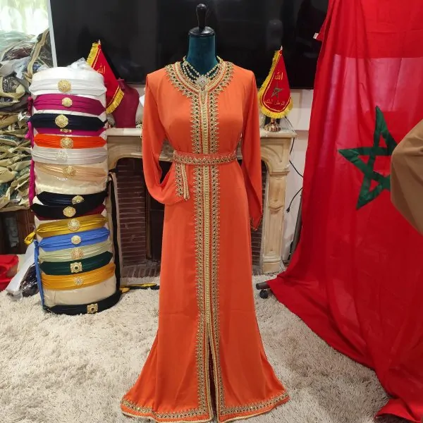 caftan marocain neuf avec ceinture — photo 6