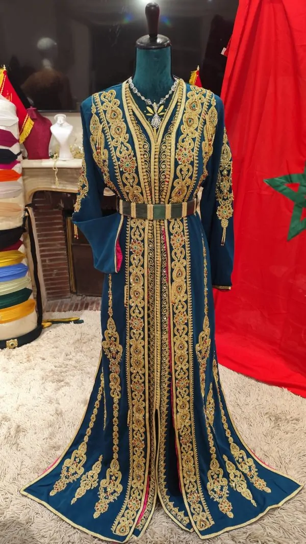 caftan marocain neuf doublé — photo 9