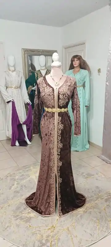 Caftan marocain d'occasion (9ftan une pièce)